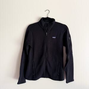 Patagonia Black Better Sweater Full Zip Jacket - Small
